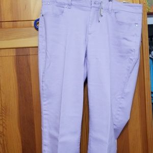 Talbot  nwt slim ankle lilac jeans